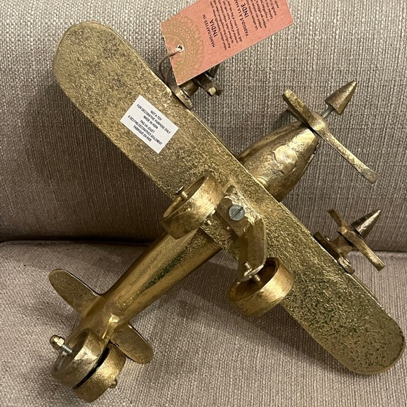 Handcrafted Biplane Model - Picture 8 of 9
